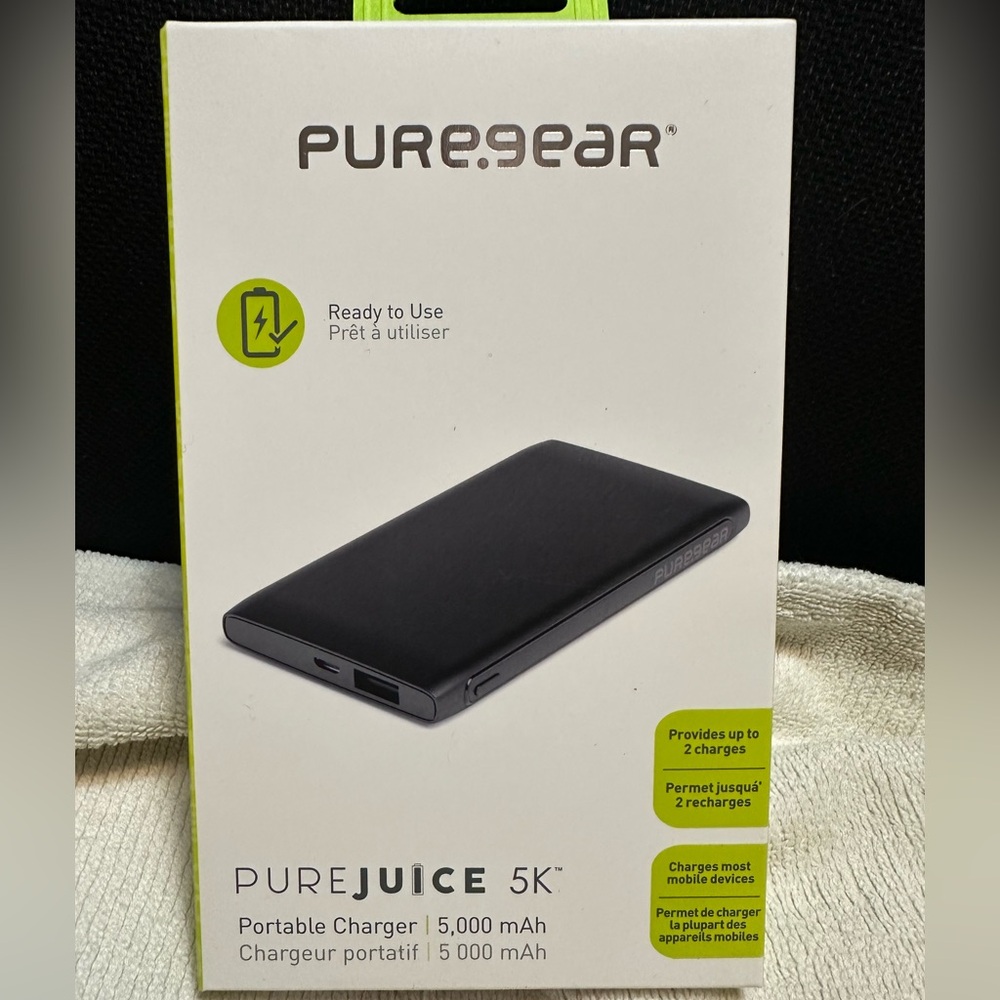 PURE GEAR PURE JUICE 5K portable charger new in package